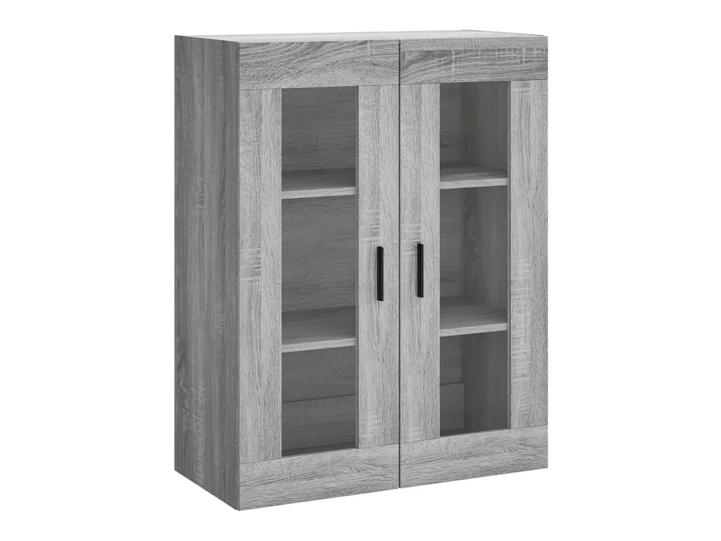 Aparador alto Sonoma gris 69,5x34x180 cm Madera de ingeniería