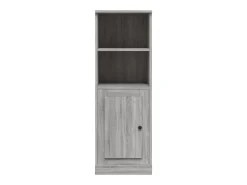 Aparador alto Sonoma gris 36x35,5x103,5 cm madera de ingeniería