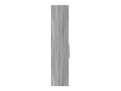 Aparador alto Sonoma gris 70x42,5x185 cm madera de ingeniería