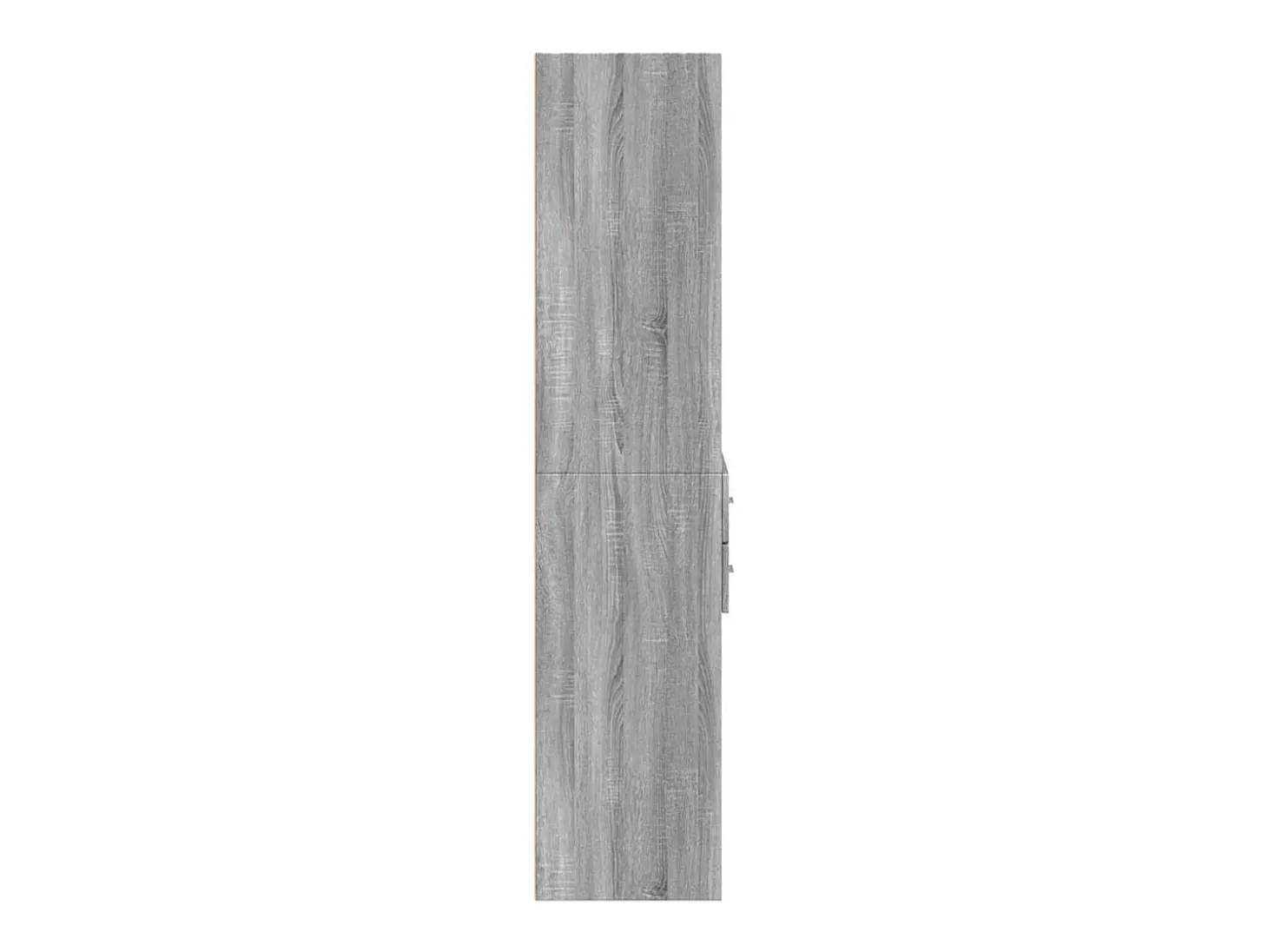 Aparador alto Sonoma gris 70x42,5x185 cm madera de ingeniería