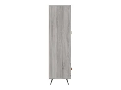Aparador alto Sonoma gris 69,5x31x115 cm madera de ingeniería