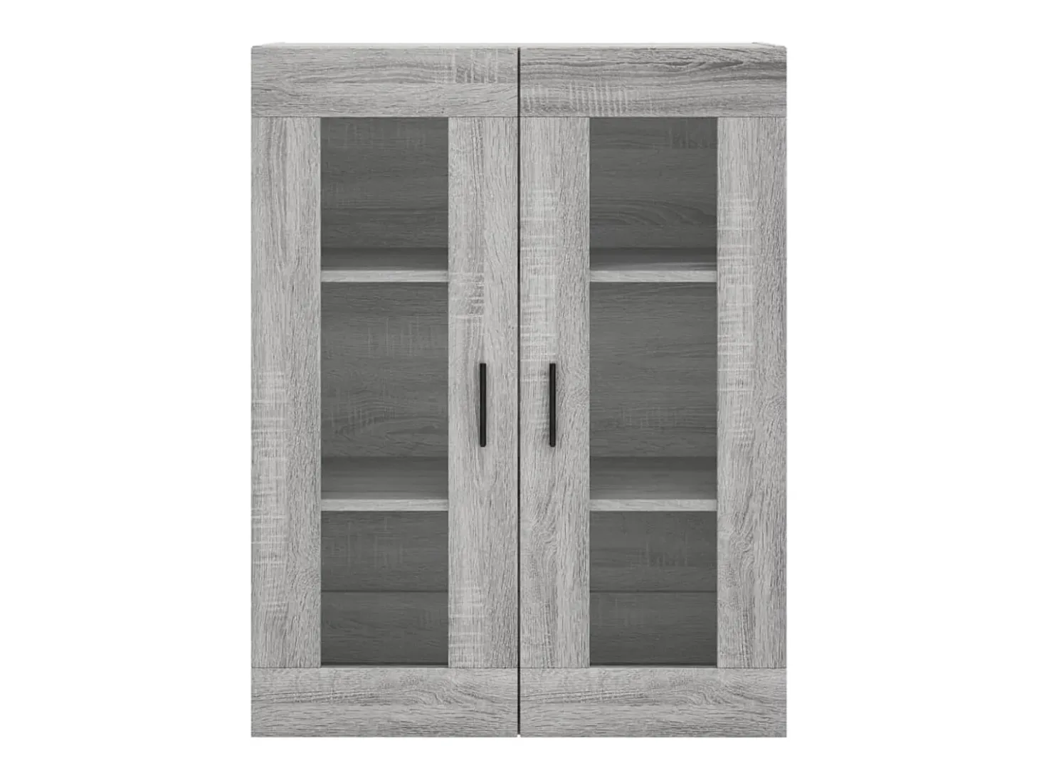 Aparador alto Sonoma gris 69,5x34x180 cm Madera de ingeniería
