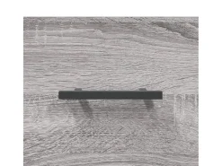 Aparador alto Sonoma gris 69,5x34x180 cm Madera de ingeniería