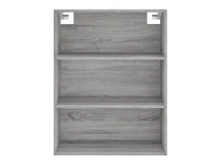 Aparador alto Sonoma gris 69,5x34x180 cm Madera de ingeniería