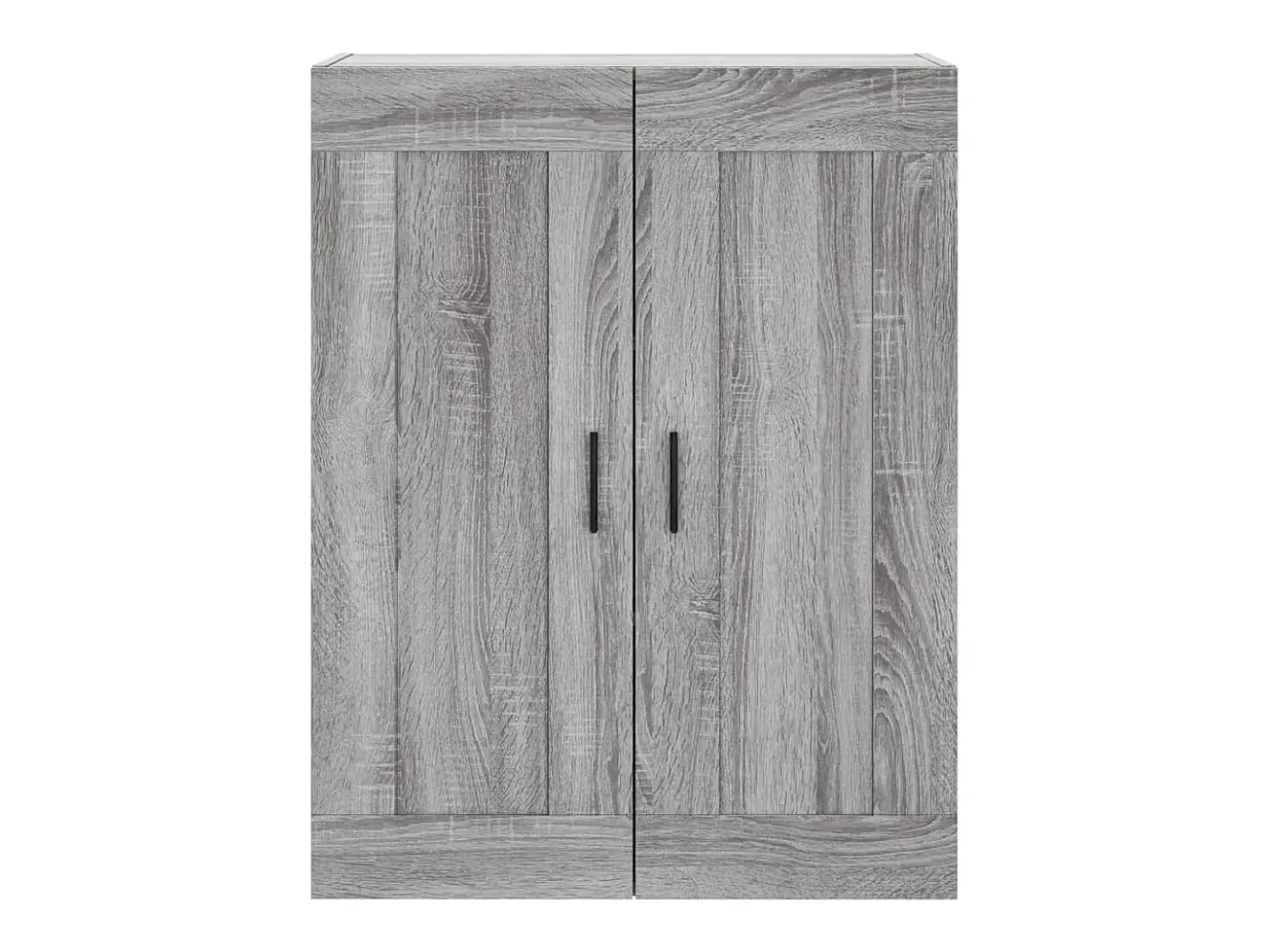 Aparador alto Sonoma gris 69,5x34x180 cm Madera de ingeniería