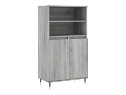 Aparador alto Sonoma gris 60x36x110 cm Madera de ingeniería