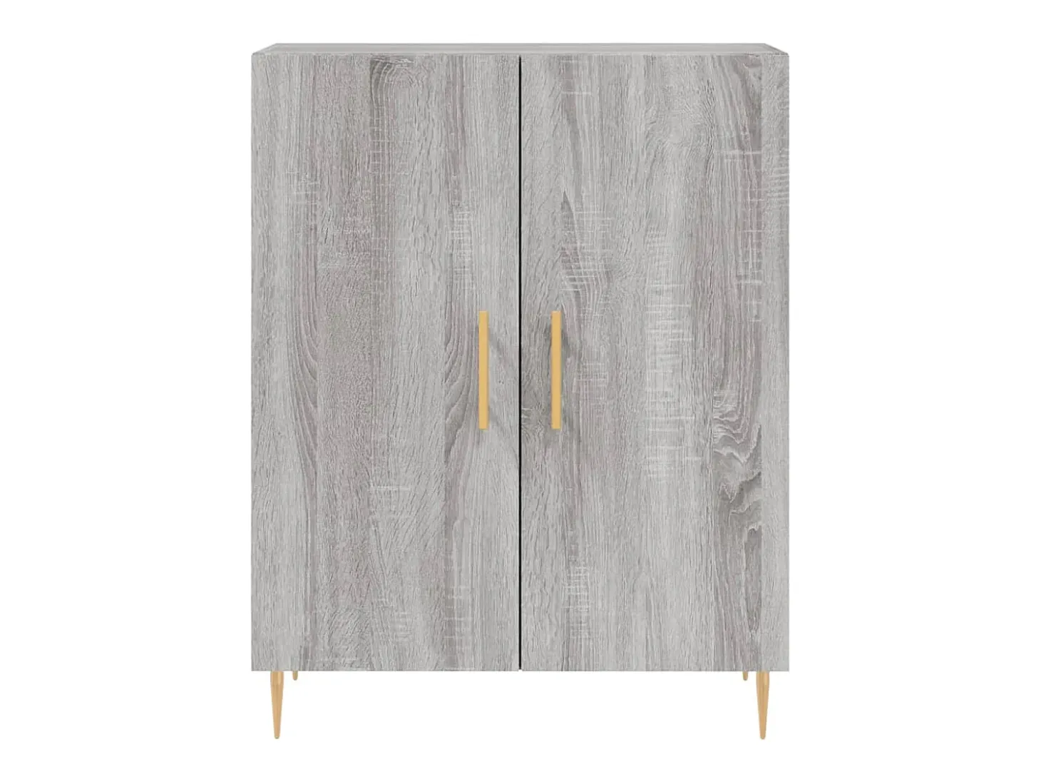 Aparador alto Sonoma gris 69,5x34x180 cm Madera de ingeniería