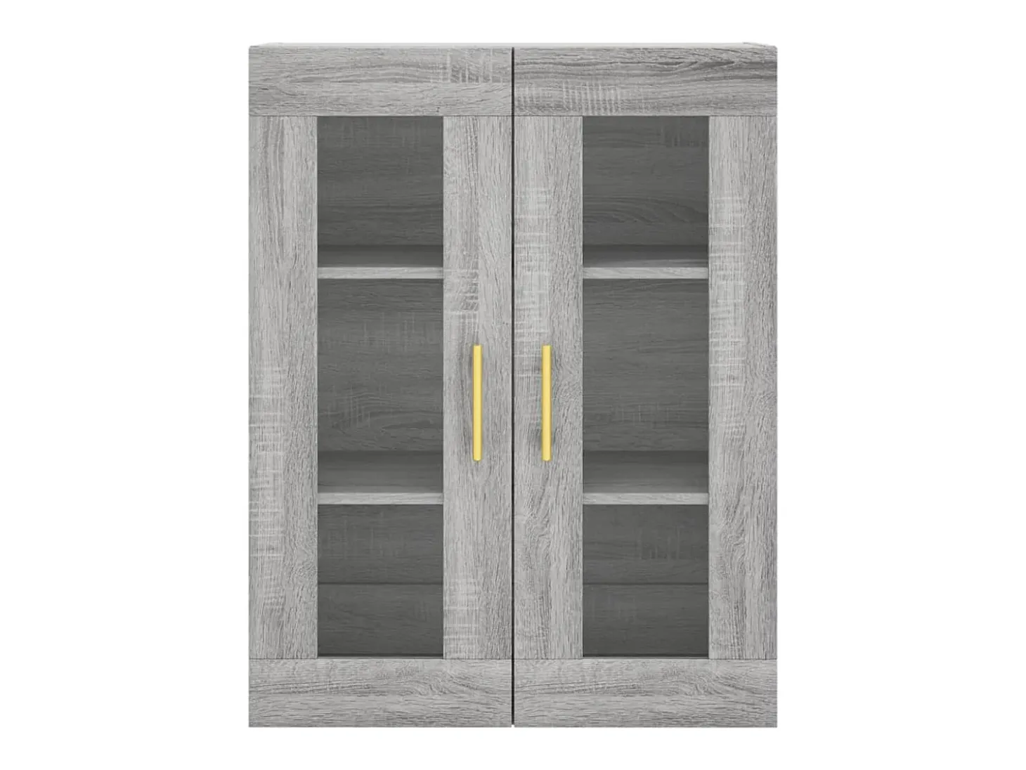 Aparador alto Sonoma gris 69,5x34x180 cm Madera de ingeniería