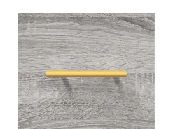 Aparador alto Sonoma gris 69,5x34x180 cm Madera de ingeniería