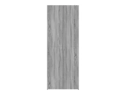Aparador alto Sonoma gris 70x42,5x185 cm madera de ingeniería