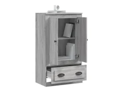 Aparador alto Sonoma gris 60x35,5x103,5 cm madera de ingeniería