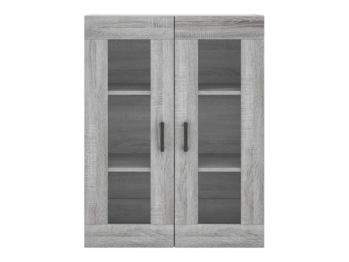 Aparador alto Sonoma gris 69,5x34x180 cm Madera de ingeniería