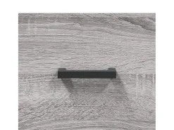 Aparador alto Sonoma gris 69,5x34x180 cm Madera de ingeniería