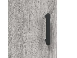 Aparador alto Sonoma gris 69,5x31x115 cm madera de ingeniería