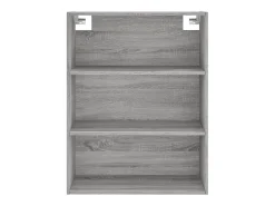 Aparador alto Sonoma gris 69,5x34x180 cm Madera de ingeniería