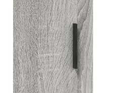 Aparador alto Sonoma gris 69,5x34x180 cm Madera de ingeniería