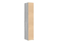 Aparador alto Sonoma gris 30x42,5x185 cm madera de ingeniería