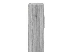 Aparador alto Sonoma gris 45x42,5x124 cm madera de ingeniería
