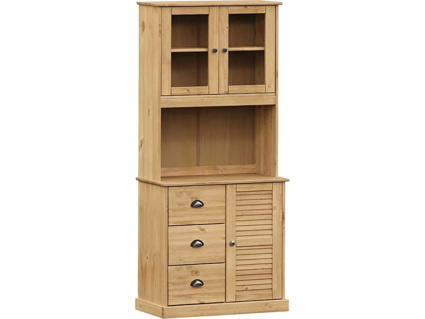 Aparador alto VIGO madera maciza de pino 78x40x175 cm
