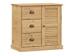 Aparador alto VIGO madera maciza de pino 78x40x175 cm