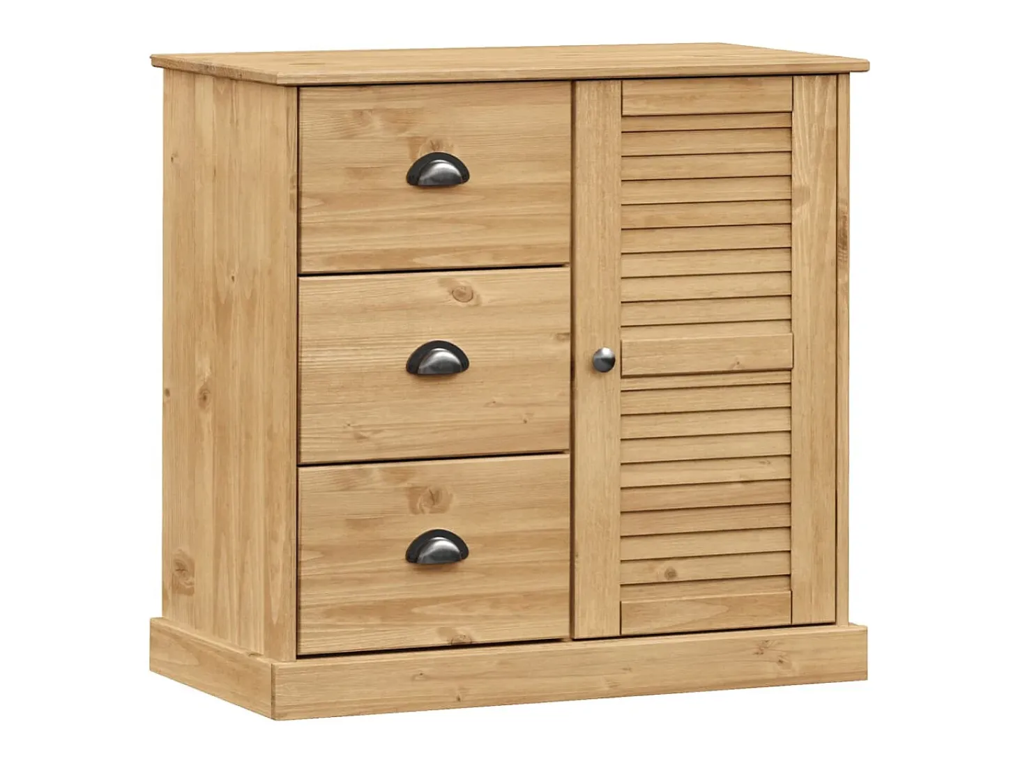 Aparador alto VIGO madera maciza de pino 78x40x175 cm