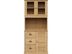 Aparador alto VIGO madera maciza de pino 78x40x175 cm