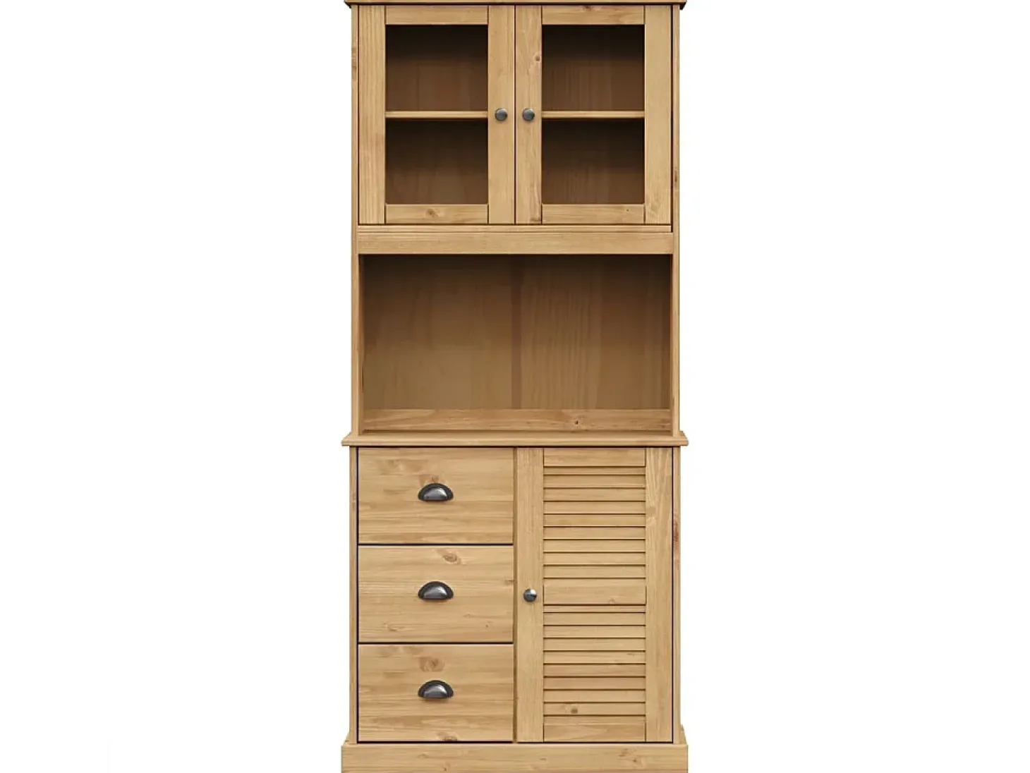 Aparador alto VIGO madera maciza de pino 78x40x175 cm