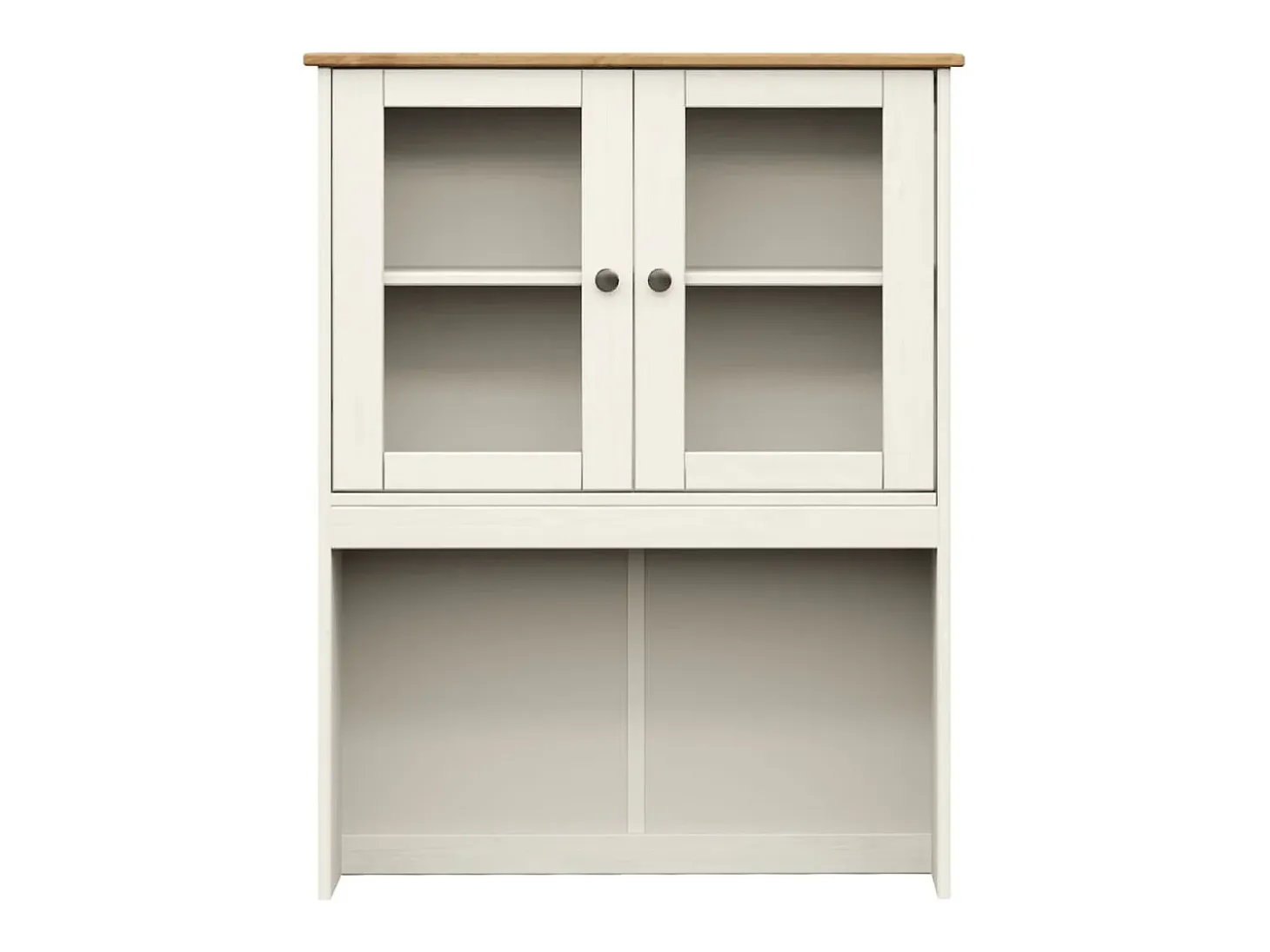 Aparador alto VIGO madera maciza de pino blanco 78x40x175 cm