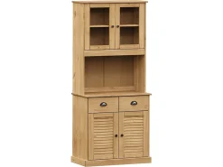 Aparador alto VIGO madera maciza de pino 78x40x175 cm