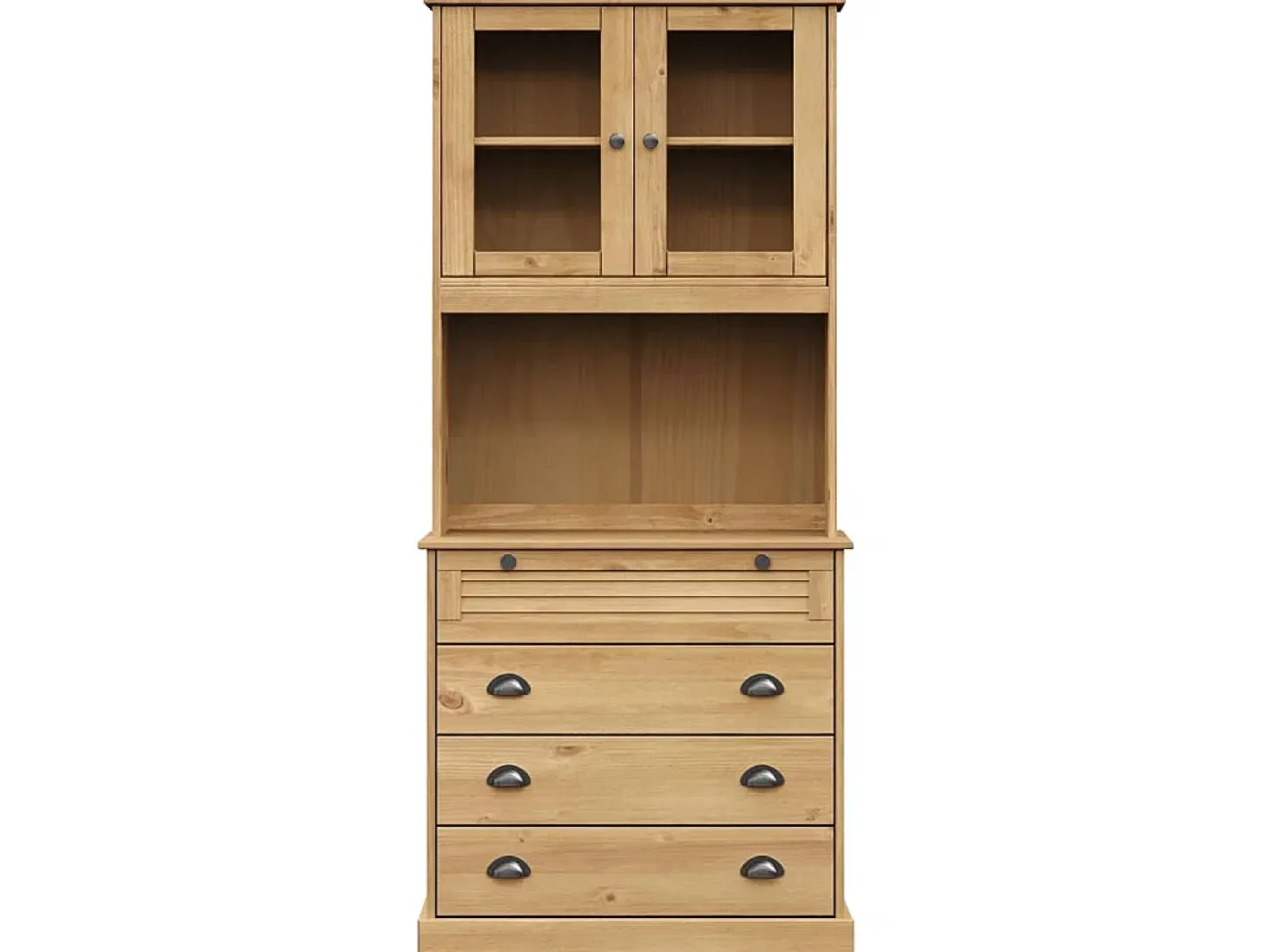 Aparador alto VIGO madera maciza de pino 80x40x176 cm