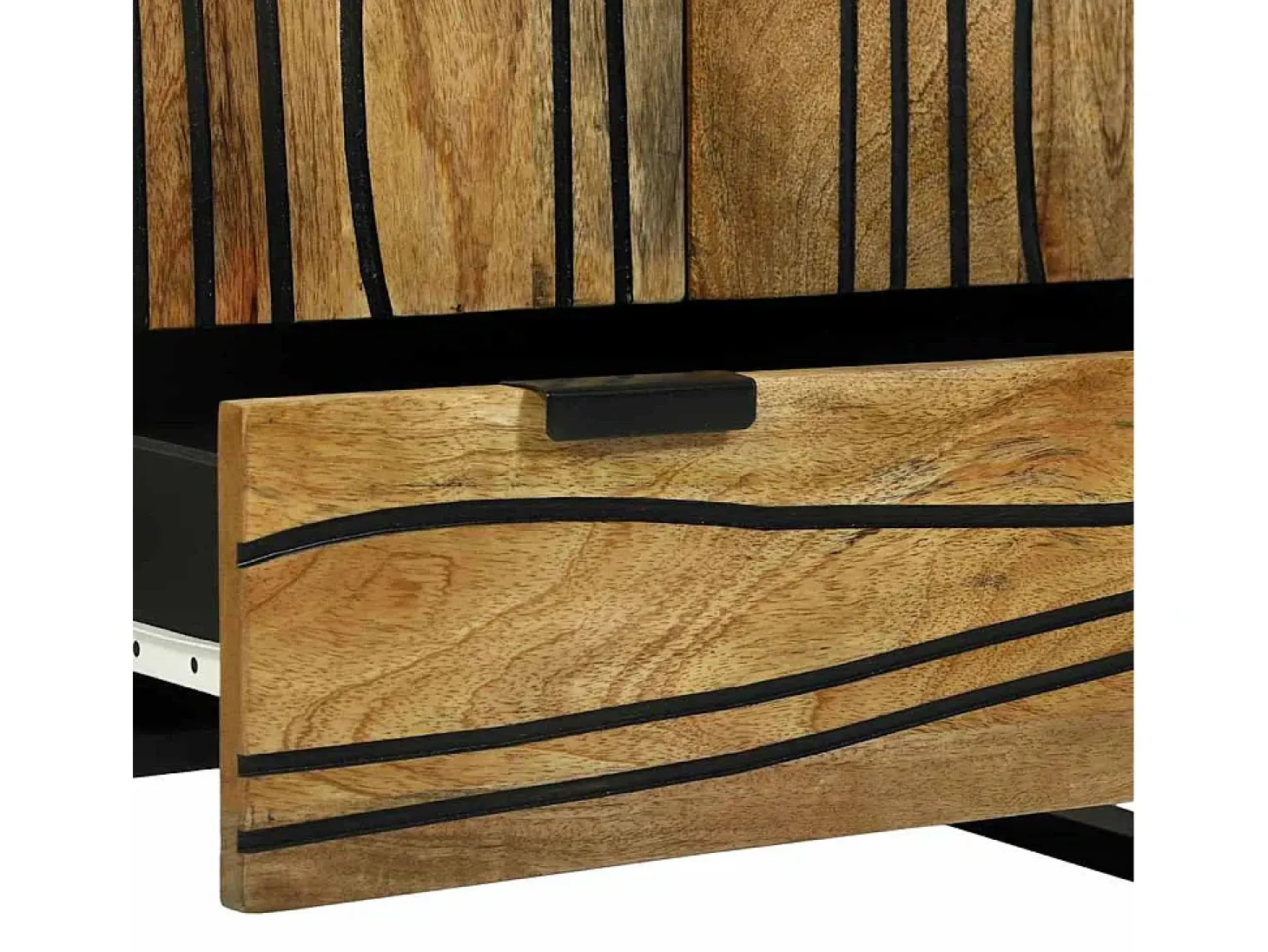 Aparador alto 60x33,5x100 cm en madera maciza de mango
