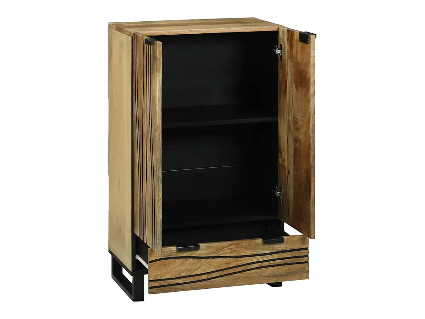 Aparador alto 60x33,5x100 cm en madera maciza de mango