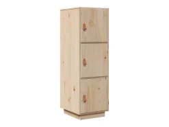 Aparador alto 34x40x108,5 cm Madera maciza de pino