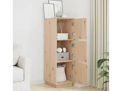 Aparador alto 34x40x108,5 cm Madera maciza de pino