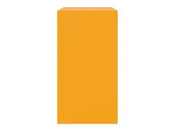 Aparador amarillo mostaza 67x39x73 cm acero