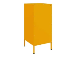 Aparador amarillo mostaza 36x39x79 cm acero