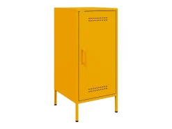 Aparador amarillo mostaza 36x39x79 cm acero