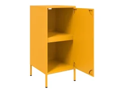Aparador amarillo mostaza 36x39x79 cm acero
