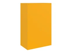 Aparador amarillo mostaza 67x39x107 cm acero