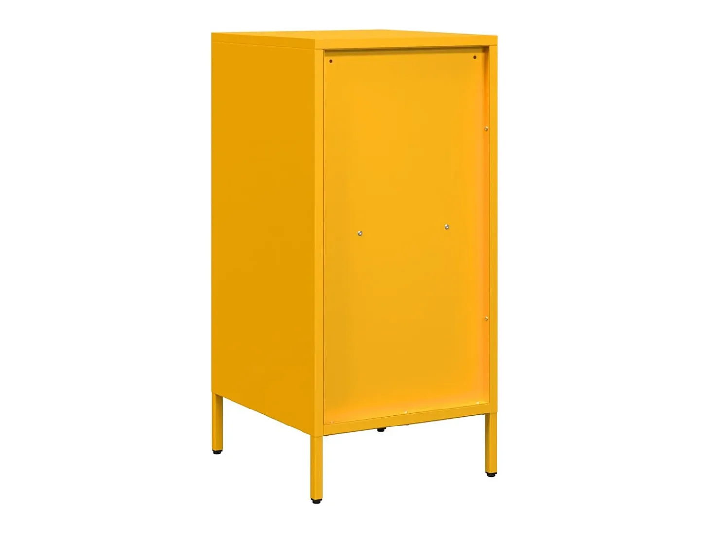 Aparador amarillo mostaza 35x39x73,5 cm acero laminado en frío
