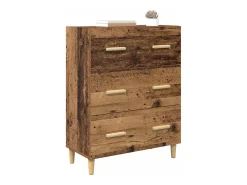 Aparador antiguo de madera 34 x 69,5 x 90 cm Madera de ingeniería