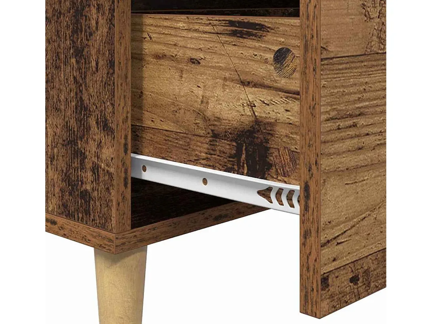 Aparador antiguo de madera 34 x 69,5 x 90 cm Madera de ingeniería