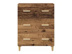 Aparador antiguo de madera 34 x 69,5 x 90 cm Madera de ingeniería