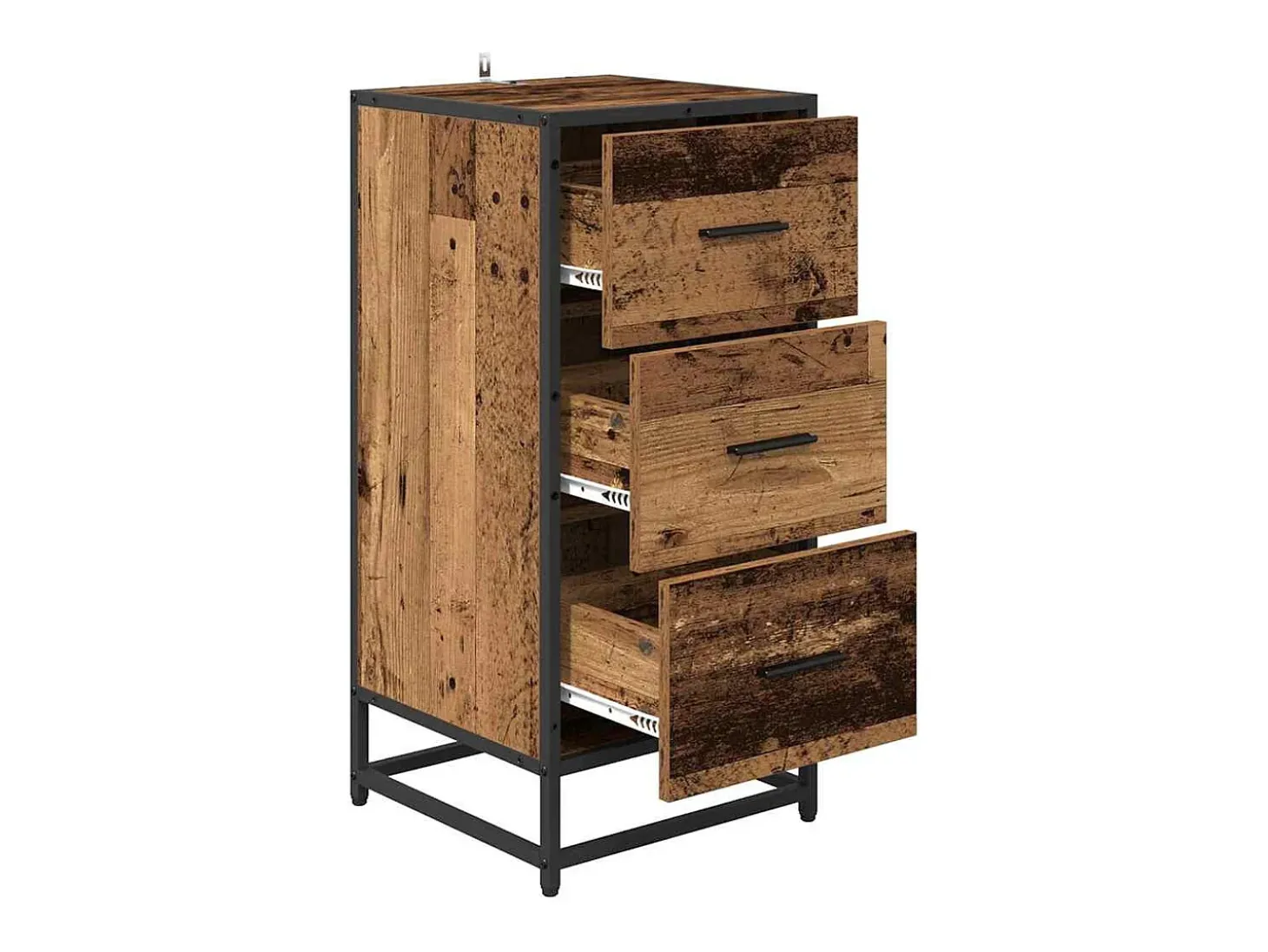 Aparador antiguo de madera 35,5 x 35 x 76 cm Madera de ingeniería