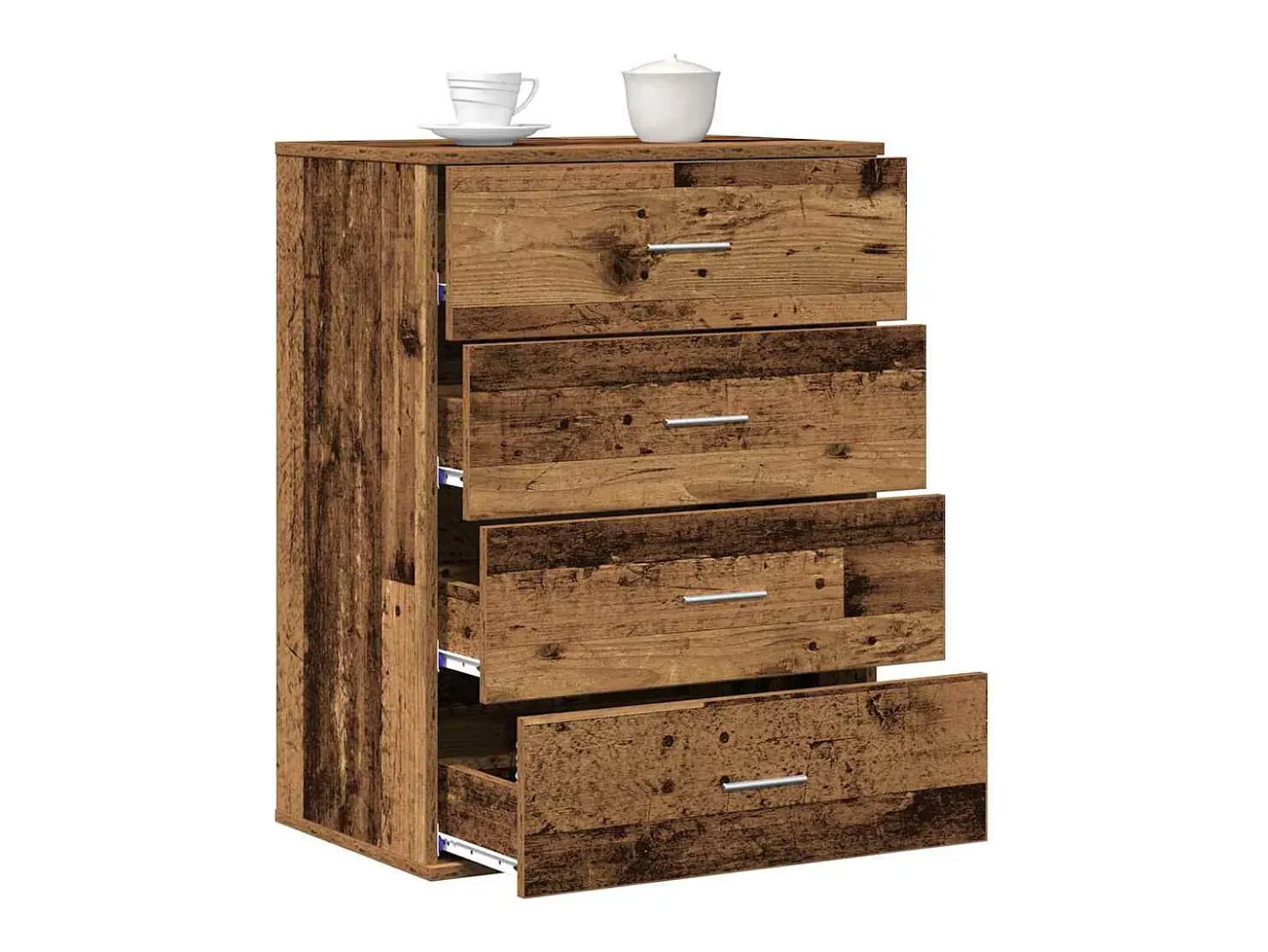 Aparador antiguo de madera 60 x 39 x 80 cm Madera de ingeniería