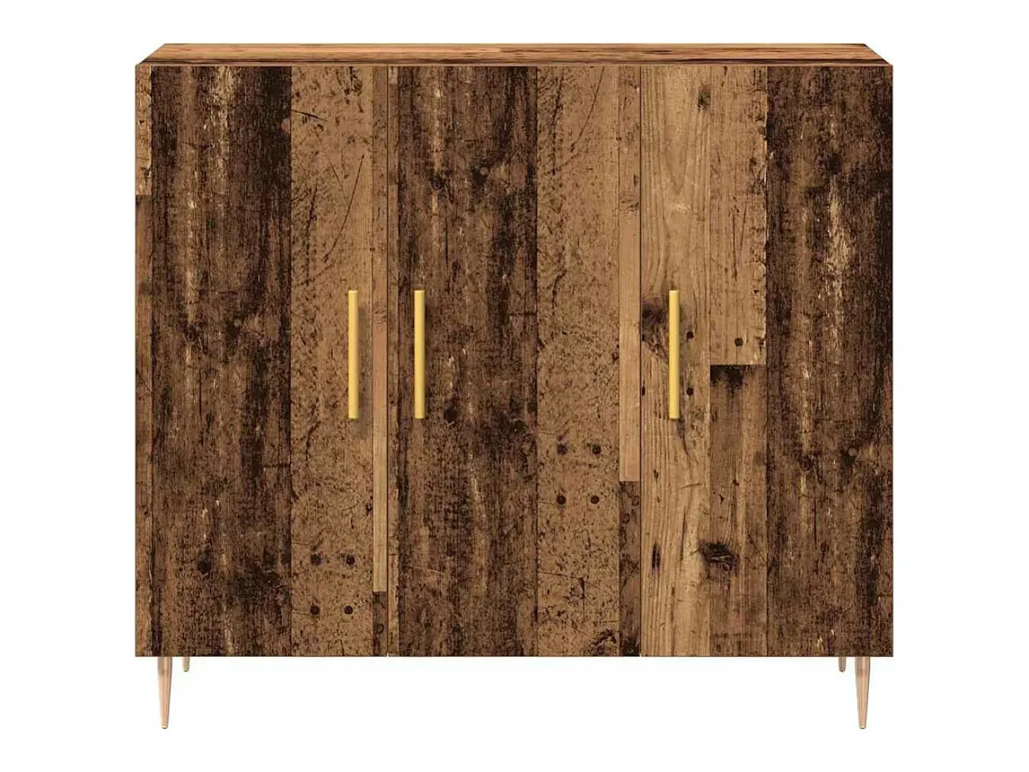 Aparador antiguo de madera, 90x34x80 cm, fabricado en madera de ingeniería