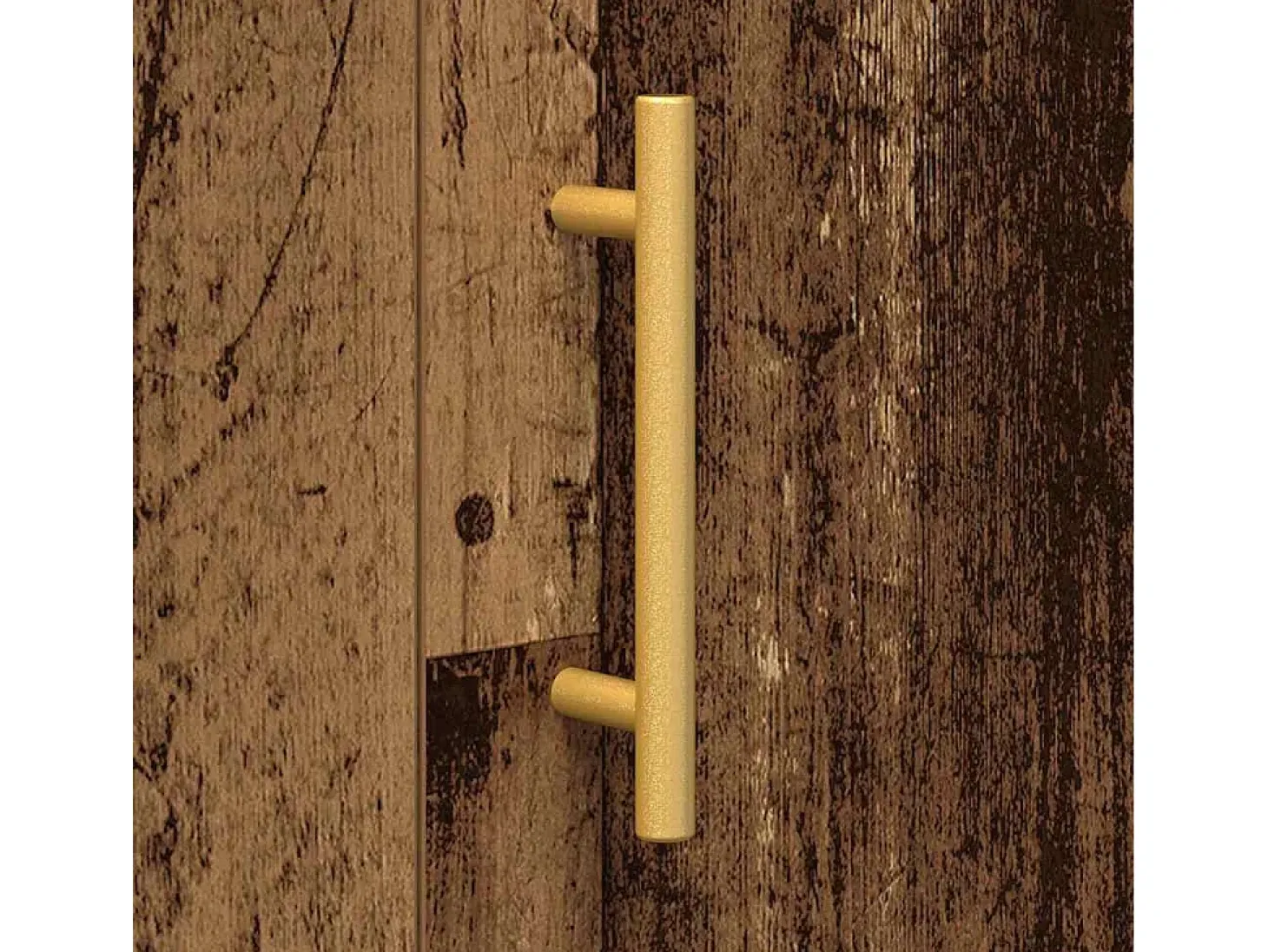 Aparador antiguo de madera, 90x34x80 cm, fabricado en madera de ingeniería