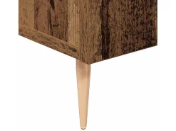 Aparador antiguo de madera, 90x34x80 cm, fabricado en madera de ingeniería