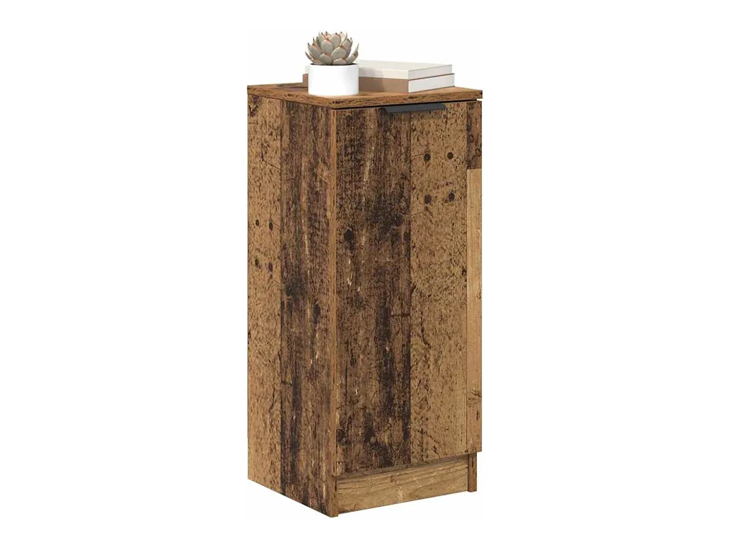 Aparador antiguo de madera 30 x 30 x 70 cm Madera de ingeniería
