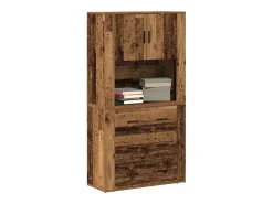 Aparador antiguo de madera 80x33x150 cm